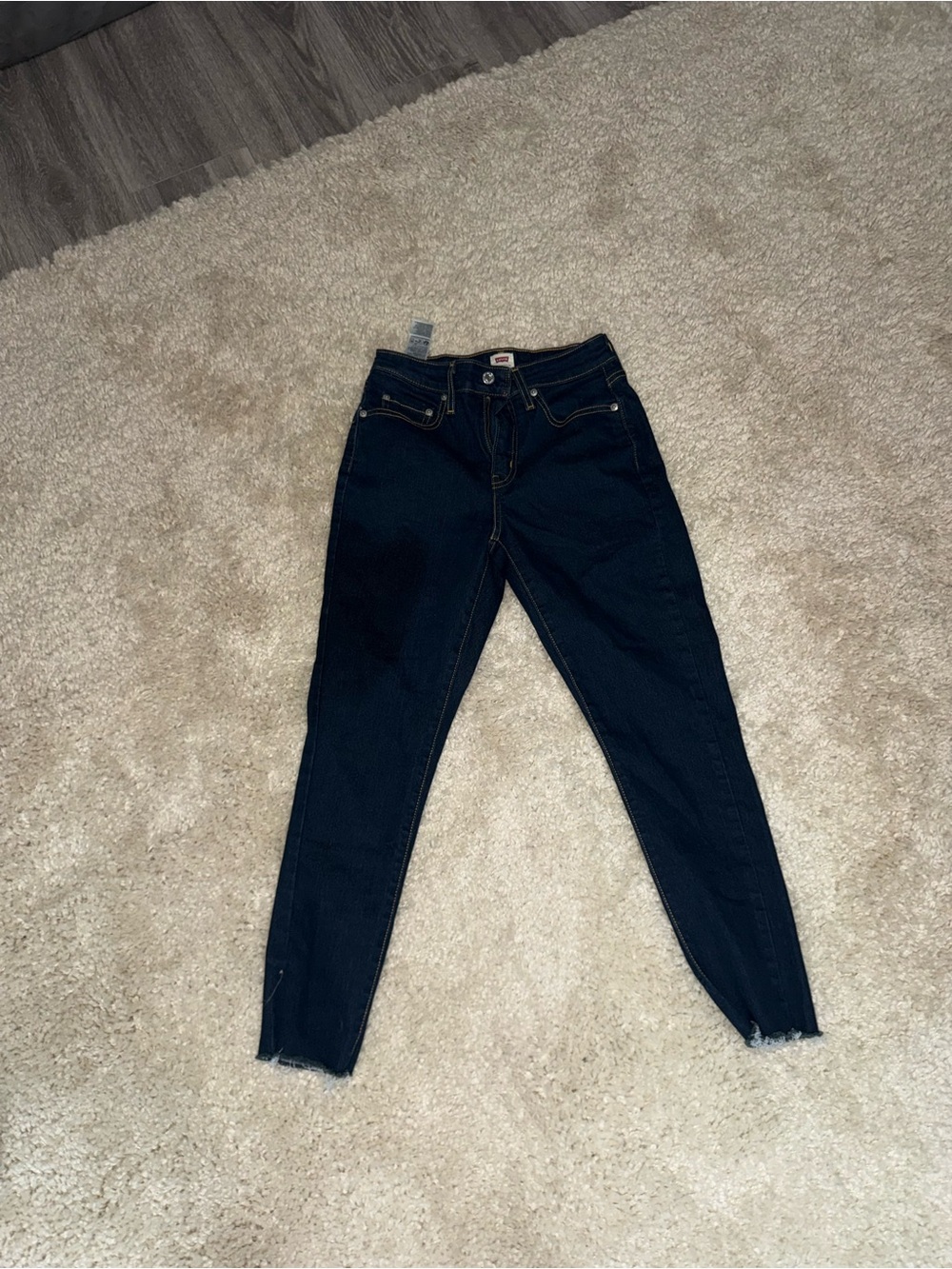 Levi's Dark Indigo Skinny High-Rise Jeans